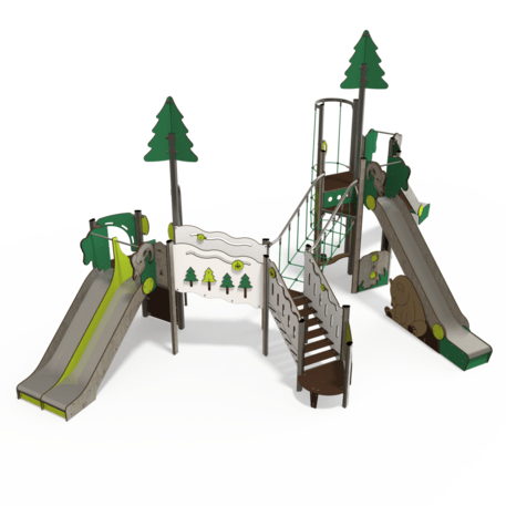 Žaidimų aikštelių kompleksas vaikams nuo 2 iki 12 metų amžiaus – kolekcija 'MEGA / MBG-2617_ME 18-4024-U29'