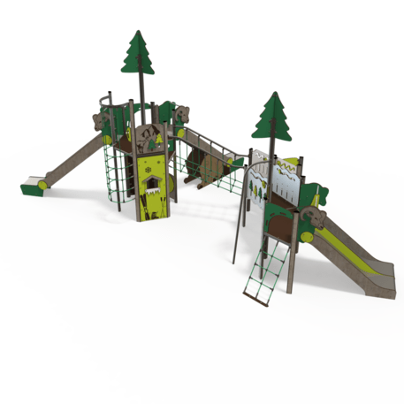 Žaidimų aikštelių kompleksas vaikams nuo 2 iki 12 metų amžiaus – kolekcija 'MEGA / MBG-2617_ME 18-4024-U29'