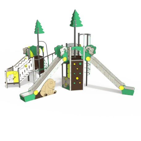 Žaidimų aikštelių kompleksas vaikams nuo 2 iki 12 metų amžiaus – kolekcija 'MEGA / MBG-2617_ME 18-4024-U29'
