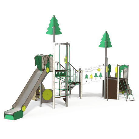 Žaidimų aikštelių kompleksas vaikams nuo 2 iki 12 metų amžiaus – kolekcija 'MEGA / MBG-2617_ME 18-4024-U29'