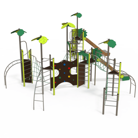Žaidimų aikštelių kompleksas vaikams nuo 2 iki 12 metų amžiaus – kolekcija 'MEGA / MBG-2633_ME 18-6002-P15'