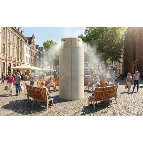 Lauko druskų kambarys (Haloterapija) su suolais iš iroko medienos 'Premium Collection / STF/28-41-02/MDL'