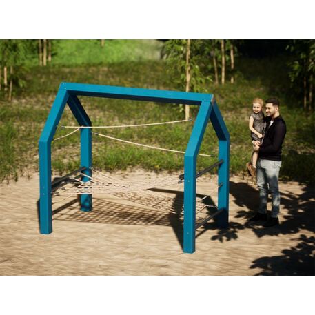 Moduliniai vaikų žaidimų aikštelių kompleksai 3–12 metų vaikams – kolekcija 'Frame / Ninja' MBG-Club house 02614