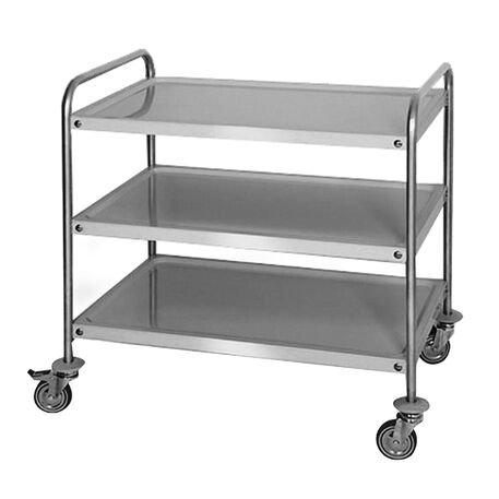 Serving trolley - three shelves (0,8 x 0,5m)