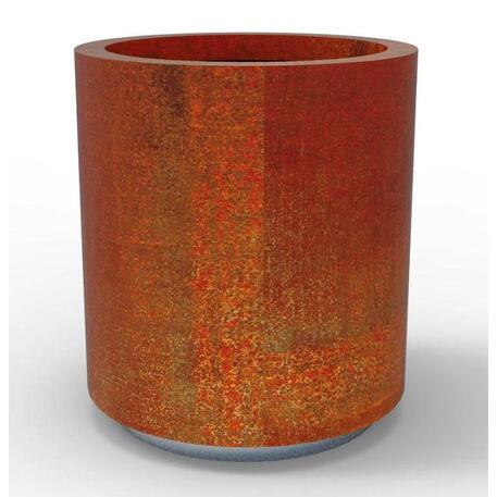 Apvalus metalinis lauko vazonas (gėlinė) 'Premium Collection / STF/07-20-10/MDL'