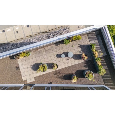 Apvalus metalinis lauko vazonas (gėlinė) 'Premium Collection / STF/07-20-10/MDL'