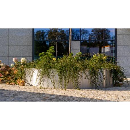 Apvalus metalinis lauko vazonas (gėlinė) 'Premium Collection / STF/07-20-10/MDL'