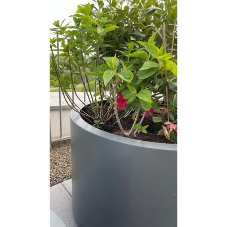 Apvalus metalinis lauko vazonas (gėlinė) 'Premium Collection / STF/07-20-10/MDL'