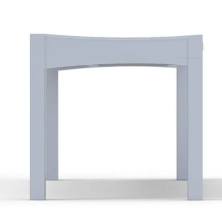 Metalinis suolas (suoliukas) be atlošo, pagamintas iš Iroko medienos 'Premium Collection / STF/20-02-15_04/MDL'