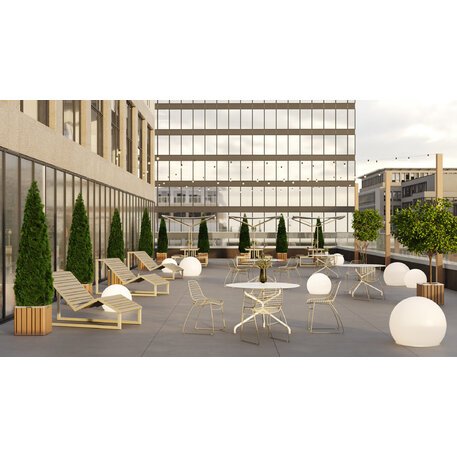 Metallist tool kohvikute, terrasside, parkide jaoks 'Eclipse'