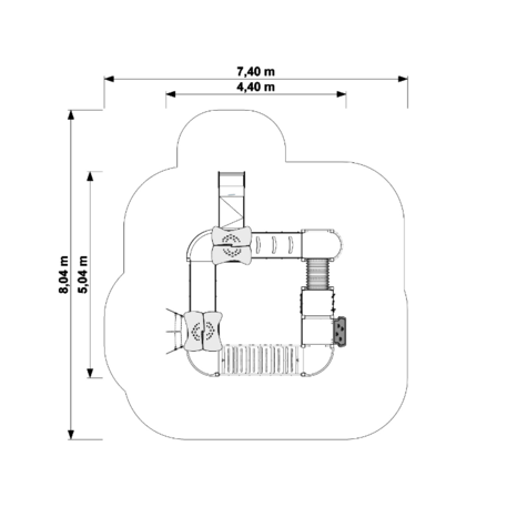 Kinderspielplatzelement 'MBG-332/P1111'