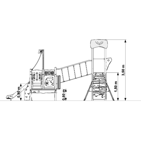 Элемент детской площадки 'MBG-372/P1152'