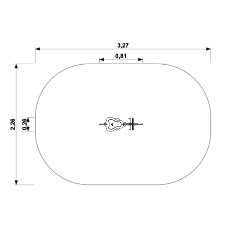 Vaikų žaidimo aikštelės kompleksas 'Spyruokliukas Drambliukas MBG-429/P3009'