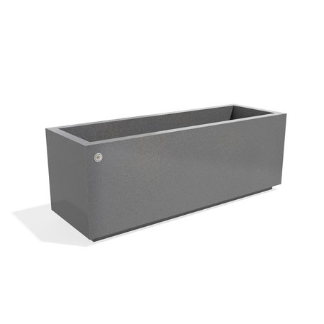 Metalinis lauko vazonas, gėlinė 'Premium / 110x37xH/40cm / BS-401'