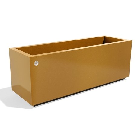 Metalinis lauko vazonas, gėlinė 'Premium / 110x37xH/40cm / BS-401'