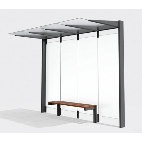 Autobusų stotelės laukimo paviljonas 'Arqui 1000 / 310cm'