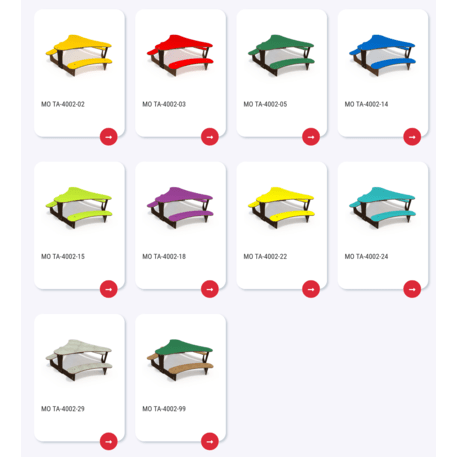 Žaidimų stalas su suolais vaikų aikštelėms 'MO_TA-4002-T01-02'