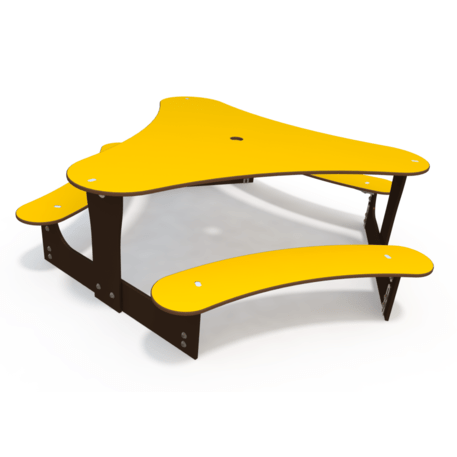 Žaidimų stalas su suolais vaikų aikštelėms 'MO_TA-4002-T01-02'