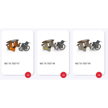 Žaidimų stalas su suolais vaikų aikštelėms 'MO_TA-7007-15'