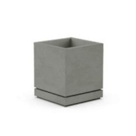 Betoninis lauko vazonas, gėlinė 'Regular / 39x39xH/45cm / BS-179'