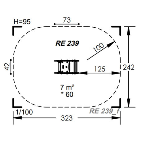 Spyruokliukas vaikų žaidimų aikštelėms 'MBG-1028_RE 239-01'