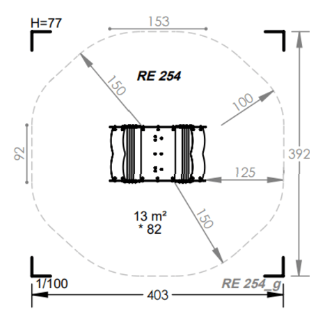 Spyruokliukas vaikų žaidimų aikštelėms 'MBG-1043_RE 254-95'