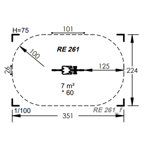 Spyruokliukas vaikų žaidimų aikštelėms 'MBG-1050_RE 261-10'