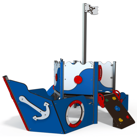  Vaikų žaidimo aikštelės kompleksas, kolekcija 'Piratų laivas / MBG-1175_CI 06-1002-T01'