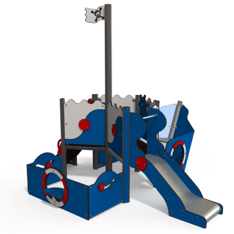  Vaikų žaidimo aikštelės kompleksas, kolekcija 'Piratų laivas / MBG-1175_CI 06-1002-T01'