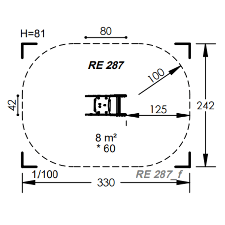 Spyruokliukas vaikų žaidimų aikštelėms 'MBG-1073_RE 287-15'