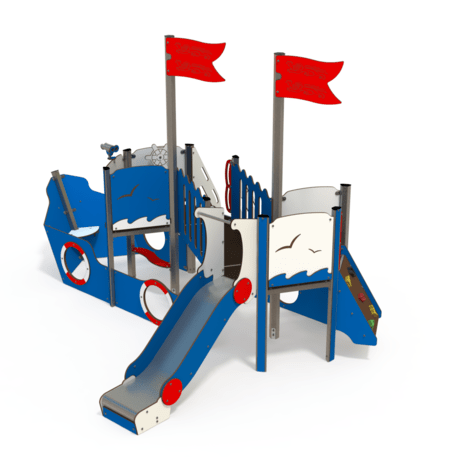  Vaikų žaidimo aikštelės kompleksas, kolekcija 'Piratų laivas / MBG-1187_CI 09-2001-T01'