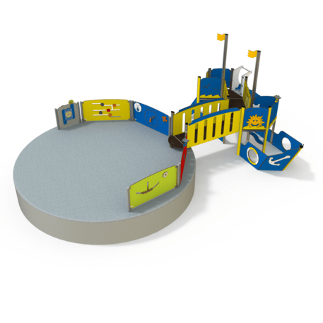  Vaikų žaidimo aikštelės kompleksas, kolekcija 'Piratų laivas / MBG-1196_CI 09-2007-Q99'