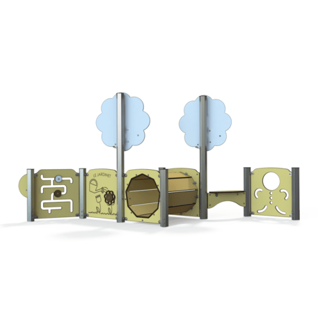Vaikų žaidimų aikštelių įranga Baby linija – mažiesiems 'MBG-2072_BA 06-1031-A99'