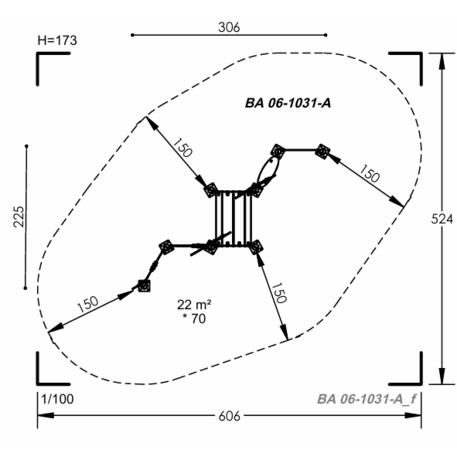 Vaikų žaidimų aikštelių įranga Baby linija – mažiesiems 'MBG-2072_BA 06-1031-A99'