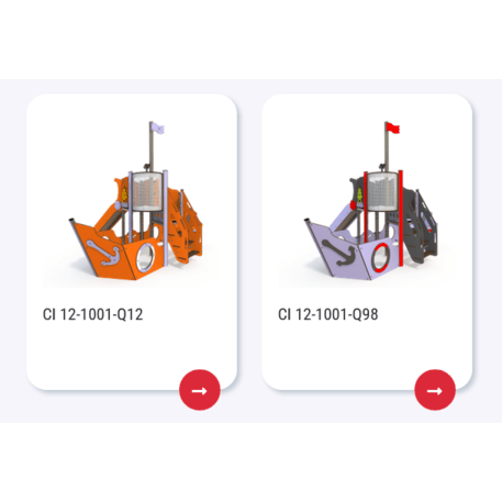  Vaikų žaidimo aikštelės kompleksas, kolekcija 'Piratų laivas / MBG-1198_CI 12-1001-Q99'