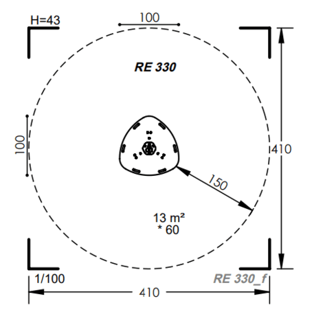 Spyruokliukas vaikų žaidimų aikštelėms 'MBG-1126_RE 330-14'