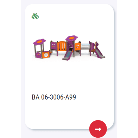 Vaikų žaidimų aikštelių įranga Baby linija – mažiesiems 'MBG-2124_BA 06-3006-A97'