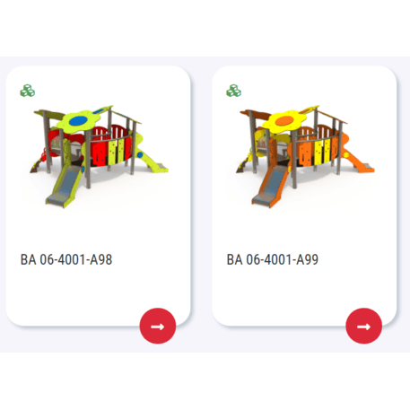 Vaikų žaidimų aikštelių įranga Baby linija – mažiesiems 'MBG-2135_BA 06-4001-A03'