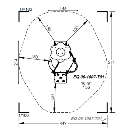 Vaikų žaidimų aikštelių įranga Baby linija – mažiesiems 'MBG-2144_EQ 06-1007-T01'