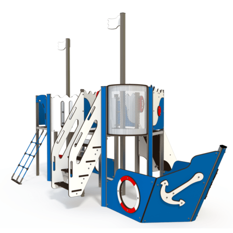  Vaikų žaidimo aikštelės kompleksas, kolekcija 'Piratų laivas / MBG-1213_CI 12-2004-T01'