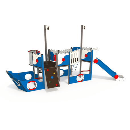  Vaikų žaidimo aikštelės kompleksas, kolekcija 'Piratų laivas / MBG-1213_CI 12-2004-T01'