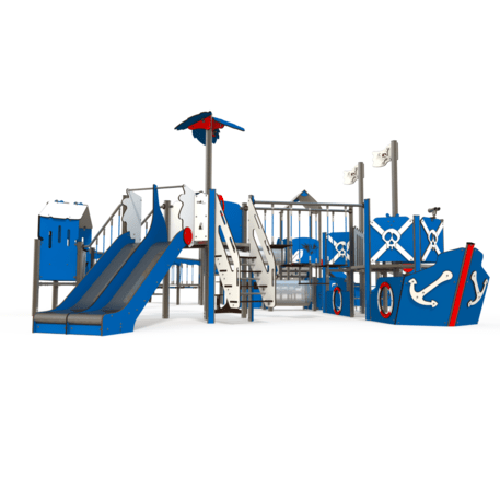  Vaikų žaidimo aikštelės kompleksas, kolekcija 'Piratų laivas / MBG-1222_CI 12-7001-T02'