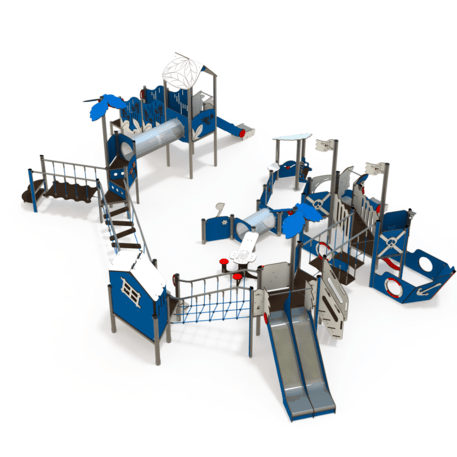  Vaikų žaidimo aikštelės kompleksas, kolekcija 'Piratų laivas / MBG-1222_CI 12-7001-T02'