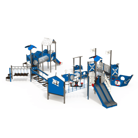  Vaikų žaidimo aikštelės kompleksas, kolekcija 'Piratų laivas / MBG-1222_CI 12-7001-T02'