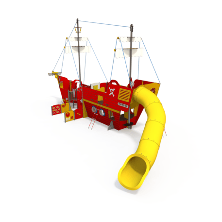  Vaikų žaidimo aikštelės kompleksas, kolekcija 'Piratų laivas / MBG-1232_CI 15-1007-T01'