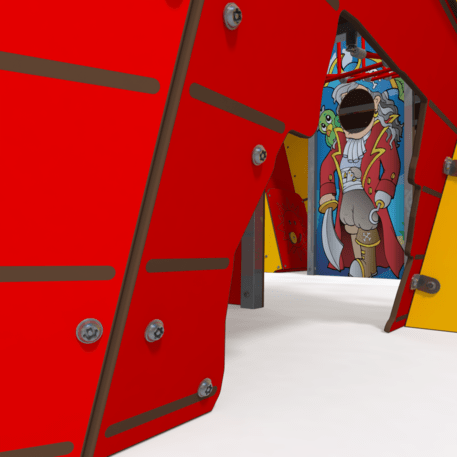  Vaikų žaidimo aikštelės kompleksas, kolekcija 'Piratų laivas / MBG-1232_CI 15-1007-T01'