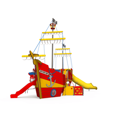  Vaikų žaidimo aikštelės kompleksas, kolekcija 'Piratų laivas / MBG-1232_CI 15-1007-T01'