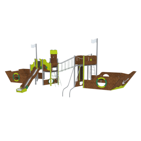  Vaikų žaidimo aikštelės kompleksas, kolekcija 'Piratų laivas / MBG-1241_CI 15-2003-T03'