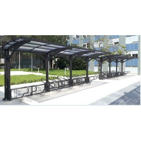 Dvipusė dviračių saugojimo stoginė 'L bike'