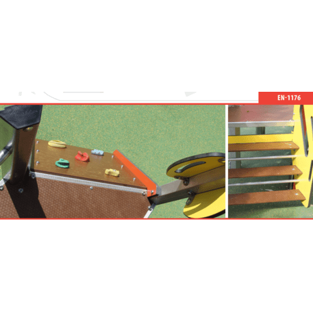 Žaidimų aikštelių kompleksas vaikams nuo 2 metų amžiaus – kolekcija 'MINI / MBG-2153_MI 09-1006-T03'